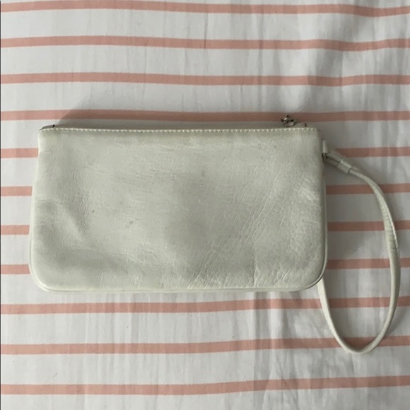 **SOLD**Coach white wristlet - Picture 2 of 4